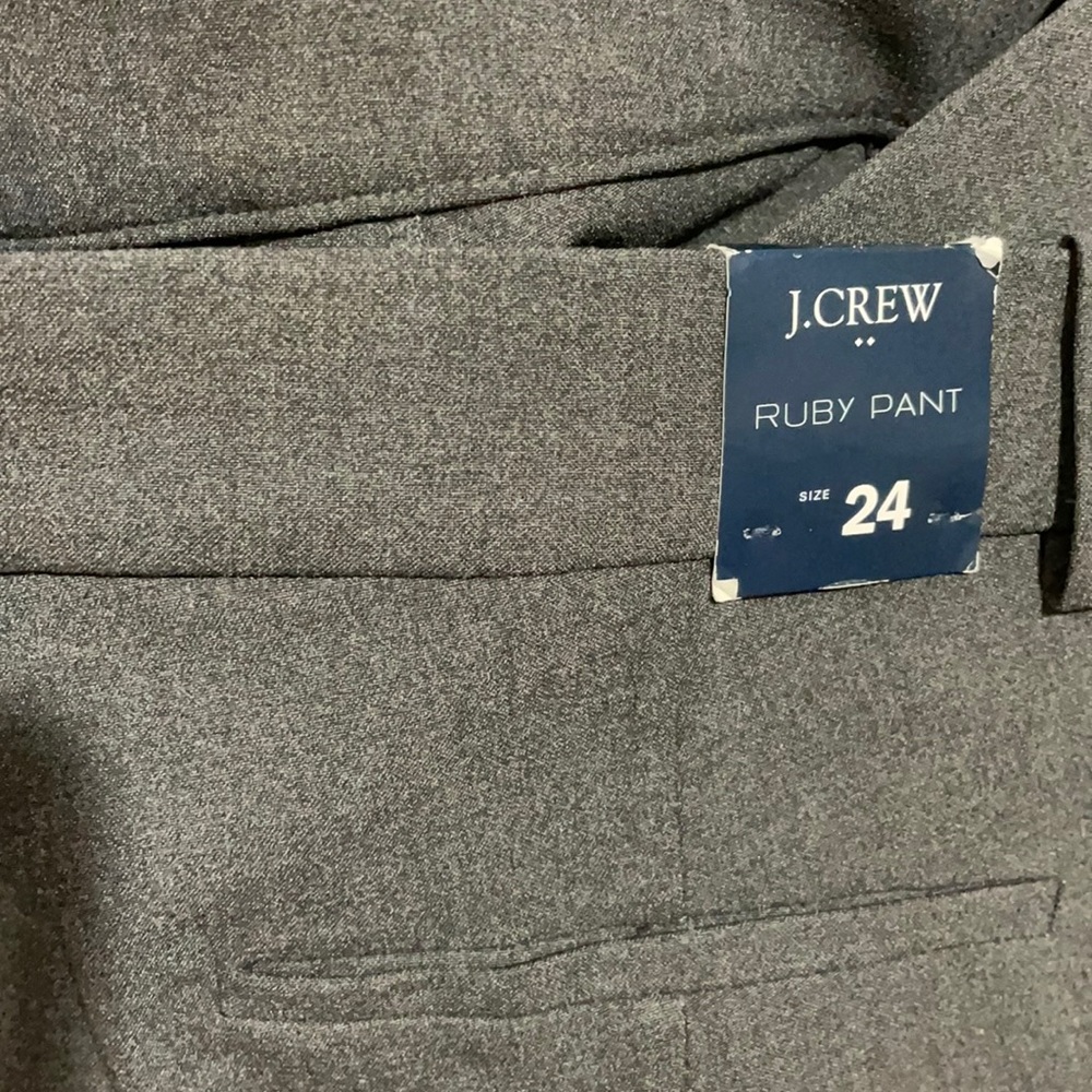 NWT J Crew grey dress pants size 24